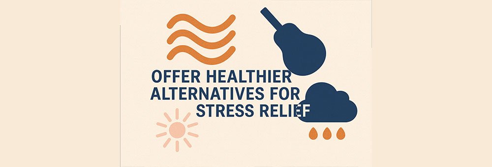 Offer Healthier Alternatives for Stress Relief