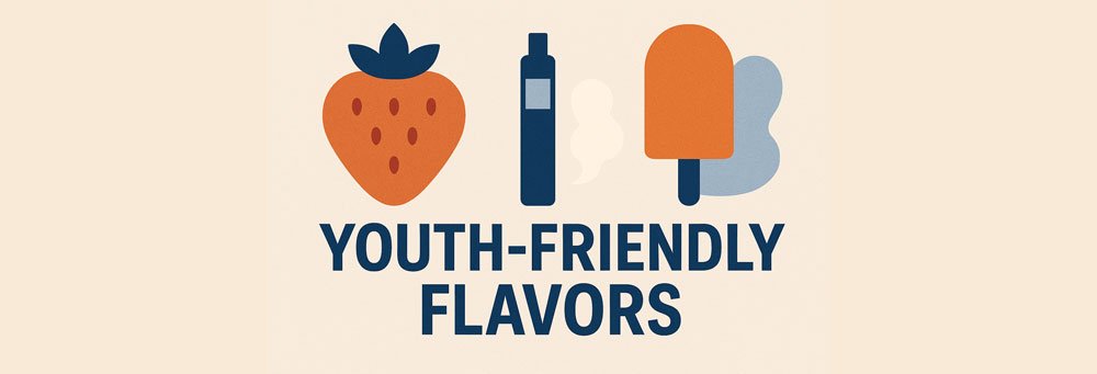 flavored cigarettes were banned long ago, vapes still appear in thousands of kid-friendly profiles