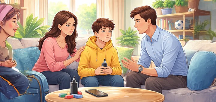 I Found My Young Teen Son Vaping, What should I do?