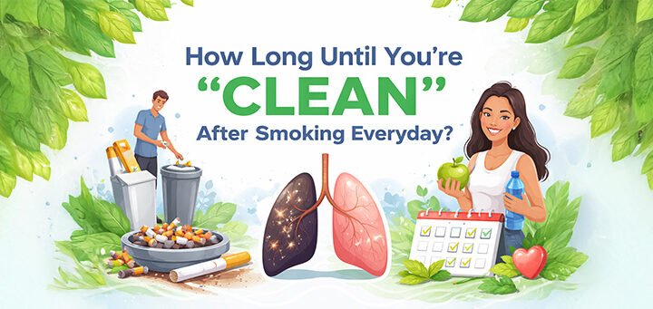 If You Smoke Every Day, How Long Until You’re “Clean”?