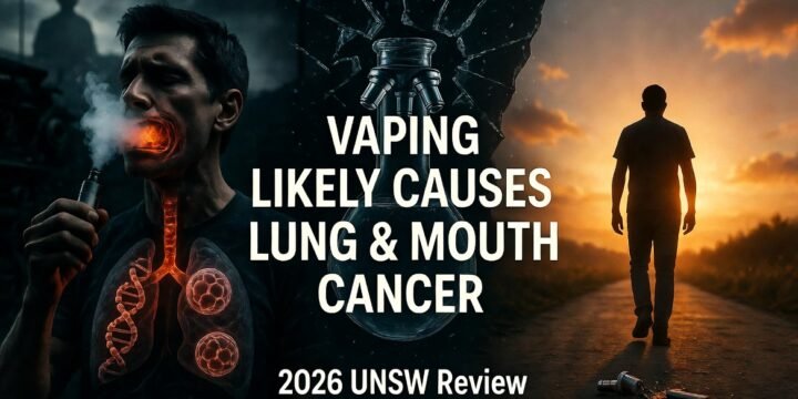 Vaping Linked to Lung & Mouth Cancer: New 2026 Study Review & What It Means for Quitters