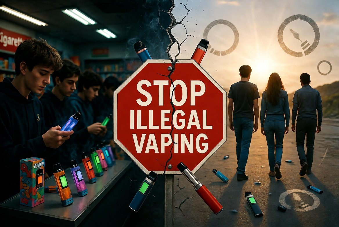 At Quit Smoking Community, our focus is helping people of all ages break free from nicotine for good. This latest state-level enforcement highlights a growing national problem: the flood of illegal, high-potency, flavored vapes that continue to hook new generations.