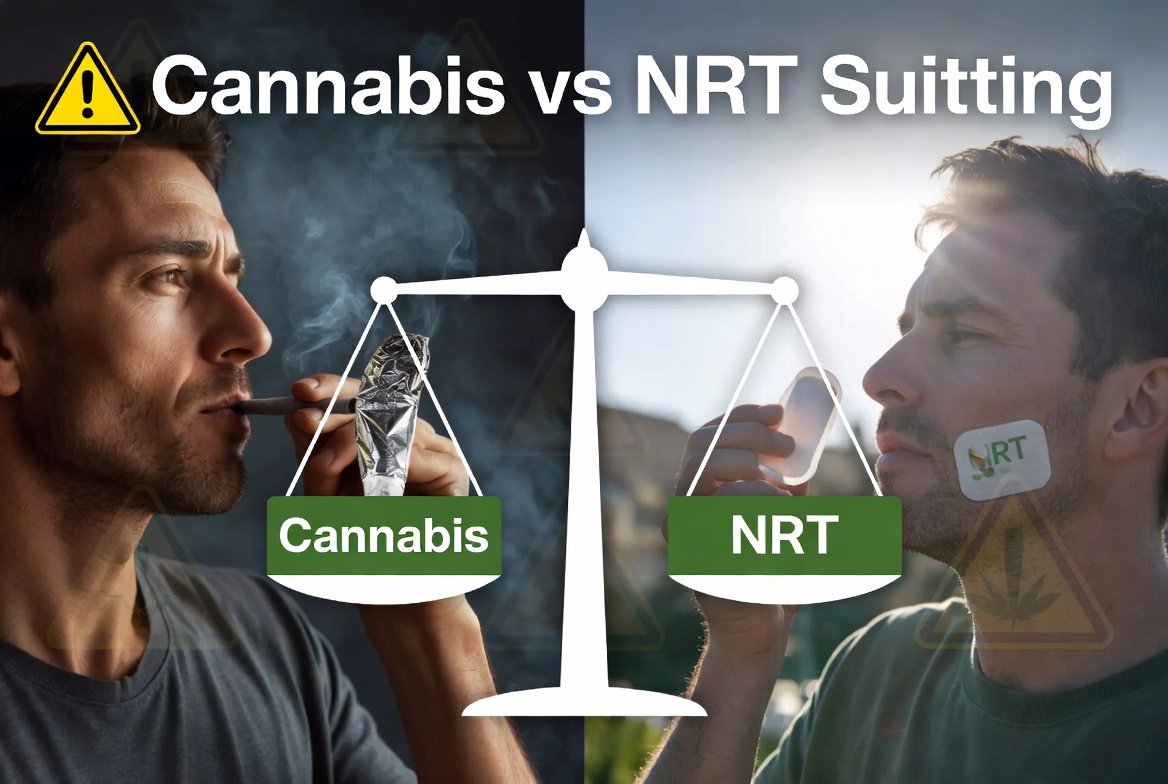 Cannabis vs NRT for quitting smoking - honest comparison 2026 - Quit Smoking Community