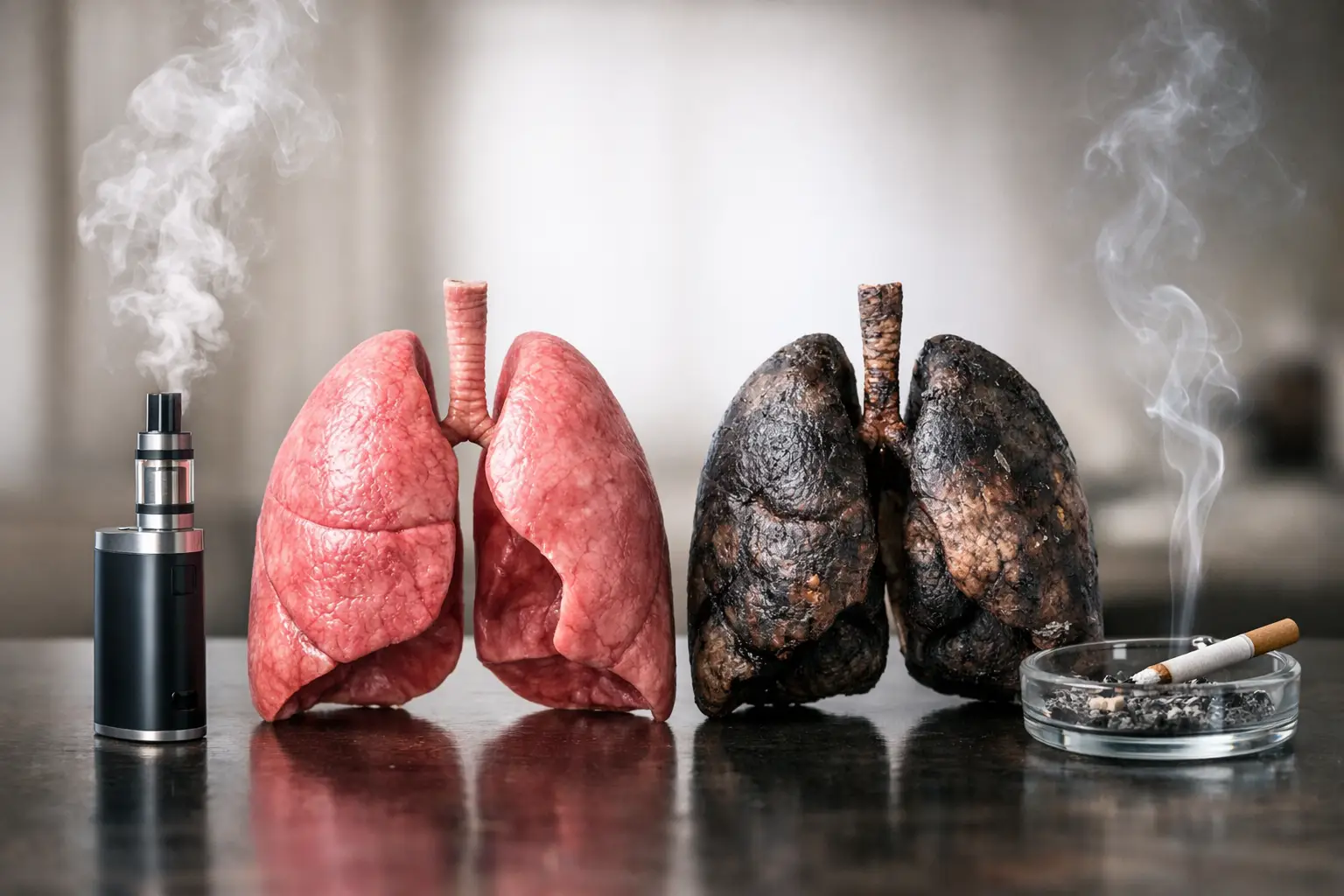 Vaping vs Smoking Lungs: What Changes?